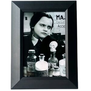 Addams Family Wednesday Addams Vintage 90s Gothic Fun Spooky Framed Photo Print